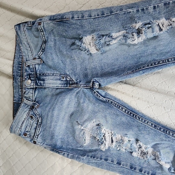 511 Slim Fit Levi’s Flex Men's Jeans 30x30 Distressed Denim Y2k Street wear - Picture 3 of 14